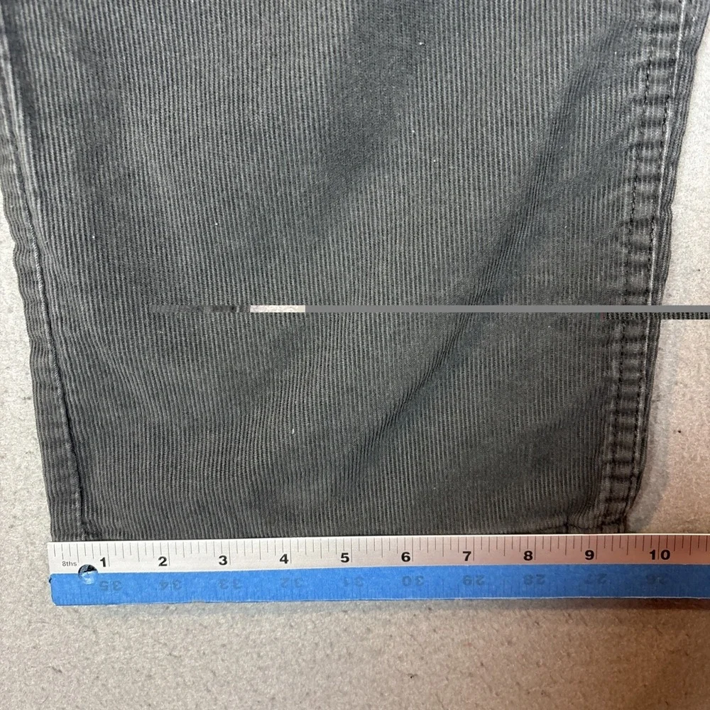 VTG Levi's 559 Relaxed Straight Gray Corduroy Pants Men's 36x30‎ Classic Fit
